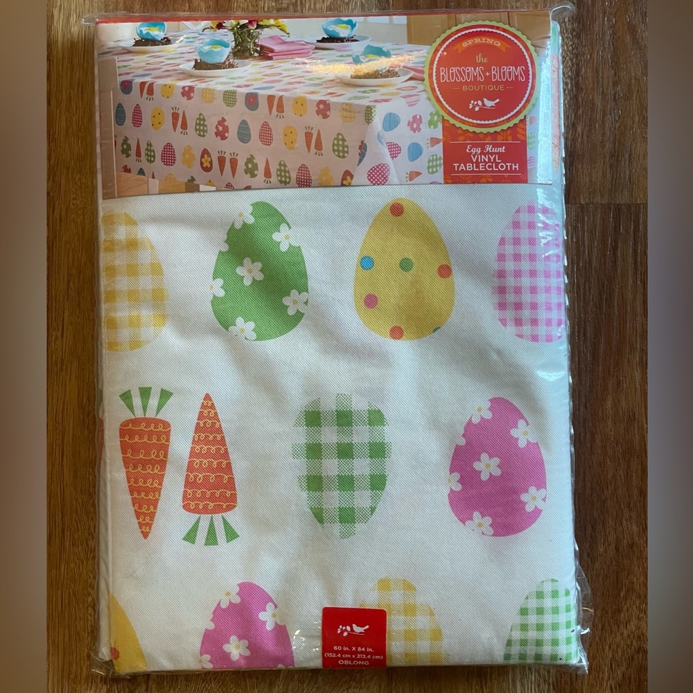 ❌SOLD❌ , Easter Vinyl Tablecloth
60” x 84” Oblong
